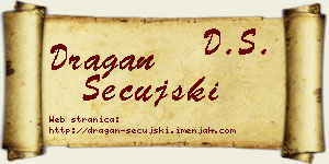 Dragan Sečujski vizit kartica